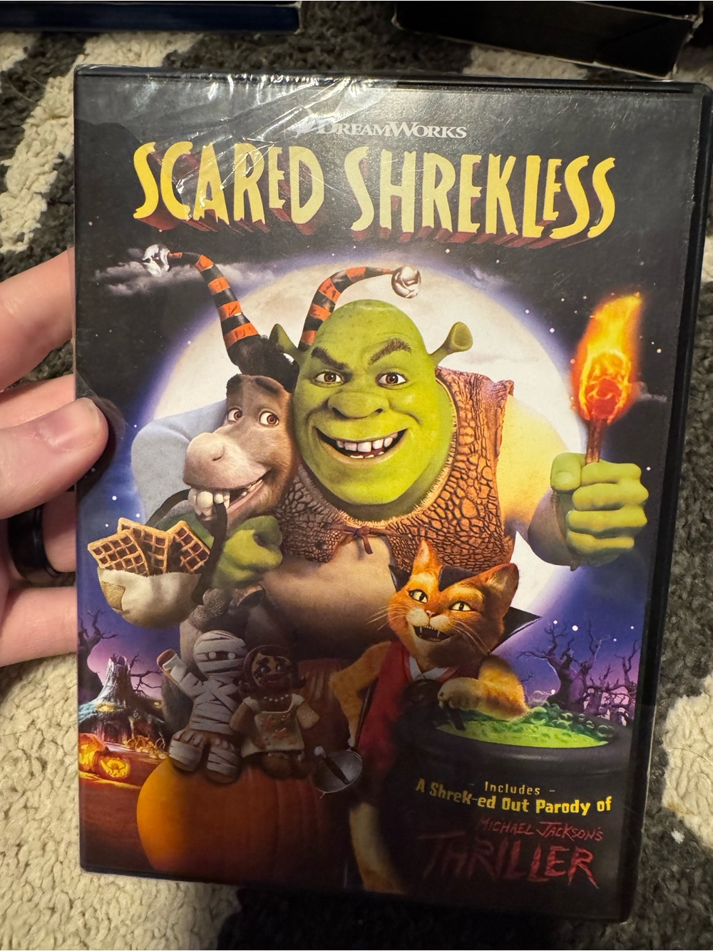 DreamWorks Scared Shrekless DVD — Green, Orange, Yellow